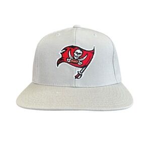Vtg Twins Enterprises Tampa Bay Buccaneers Snapback Hat Cap Gray NFL
